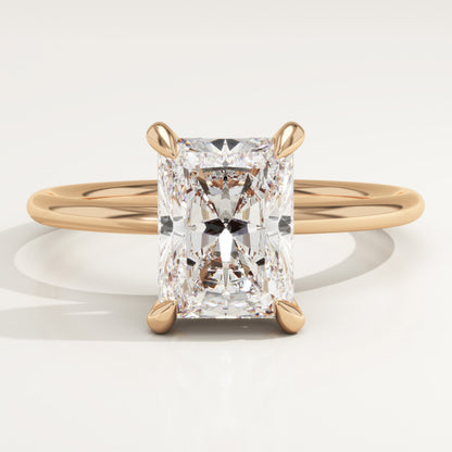 Radiant Cut Solitaire Lab-Grown Diamond Engagement Ring