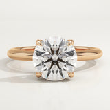 1.5 CT Round Cut Solitaire Lab-Grown Diamond Engagement Ring