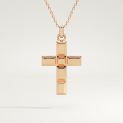 Simple Cross Pendant Necklace