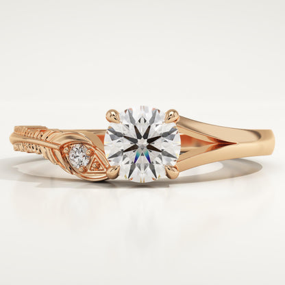 0.775 Round Cut Toi Et Moi Lab-Grown Diamond Engagement Ring