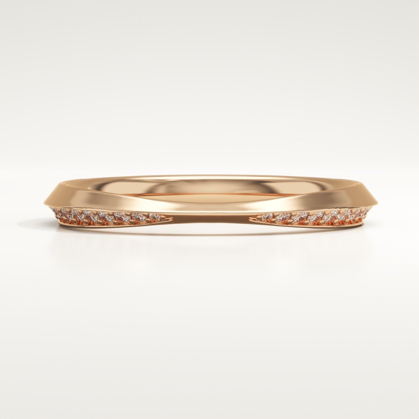 0.16 TCW Round Lab-Grown Diamond Channel Setting Wedding Band