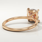 2.0 CT Cushion Cut Solitaire Lab-Grown Diamond Engagement Ring