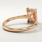 2.0 CT Radiant Cut Solitaire Lab-Grown Diamond Engagement Ring