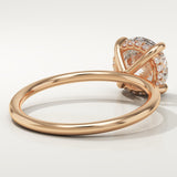 2.0 CT Round Cut Hidden Halo Lab-Grown Diamond Engagement Ring