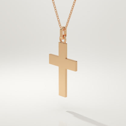 Simple Cross Pendant Necklace