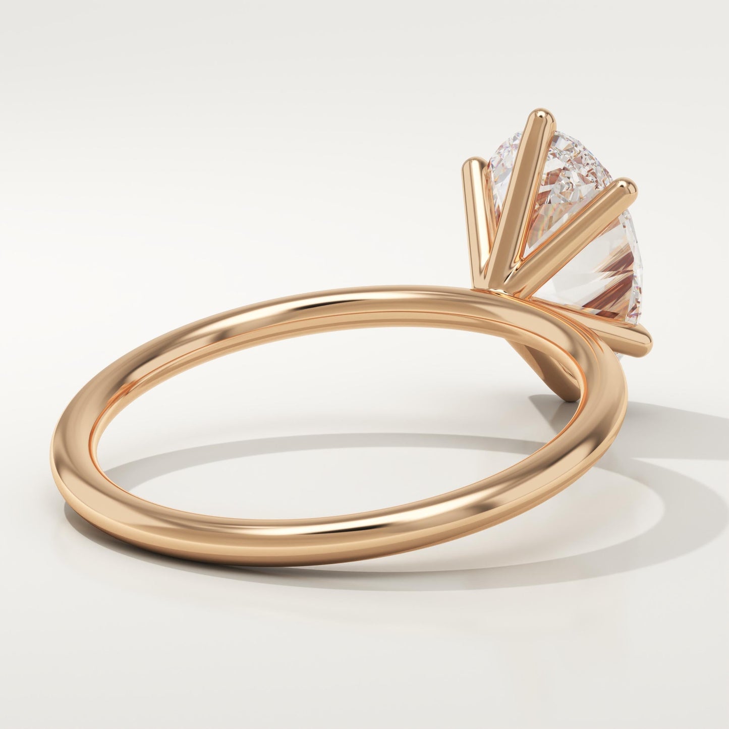 Oval Cut Solitaire Lab-Grown Diamond Engagement Ring