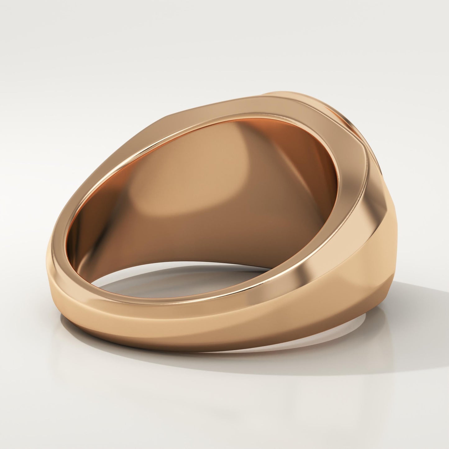 Signet Wedding Band For Men
