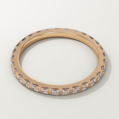 0.54 TCW Princess Lab-Grown Diamond Full Eternity Wedding Band