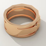 0.67 TCW Baguette Lab-Grown Diamond Five Stone Setting Wedding Band