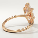 1.5 CT Marquise Cut Solitaire Lab-Grown Diamond Engagement Ring