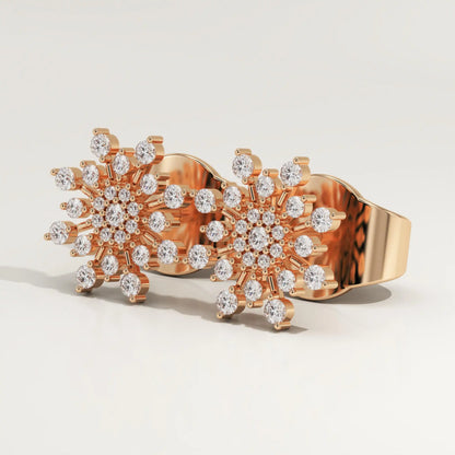 0.408 TCW Round Lab-Grown Diamond Stud Earrings