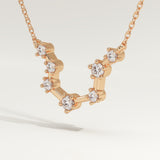 0.2 TCW Round Lab-Grown Diamond Leo Constellation Necklace