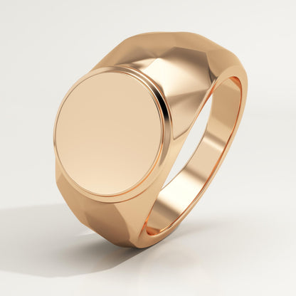 Signet Wedding Band For Men