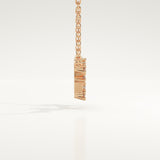 0.111 TCW Round Lab-Grown Diamond Saggitarius Constellation Necklace