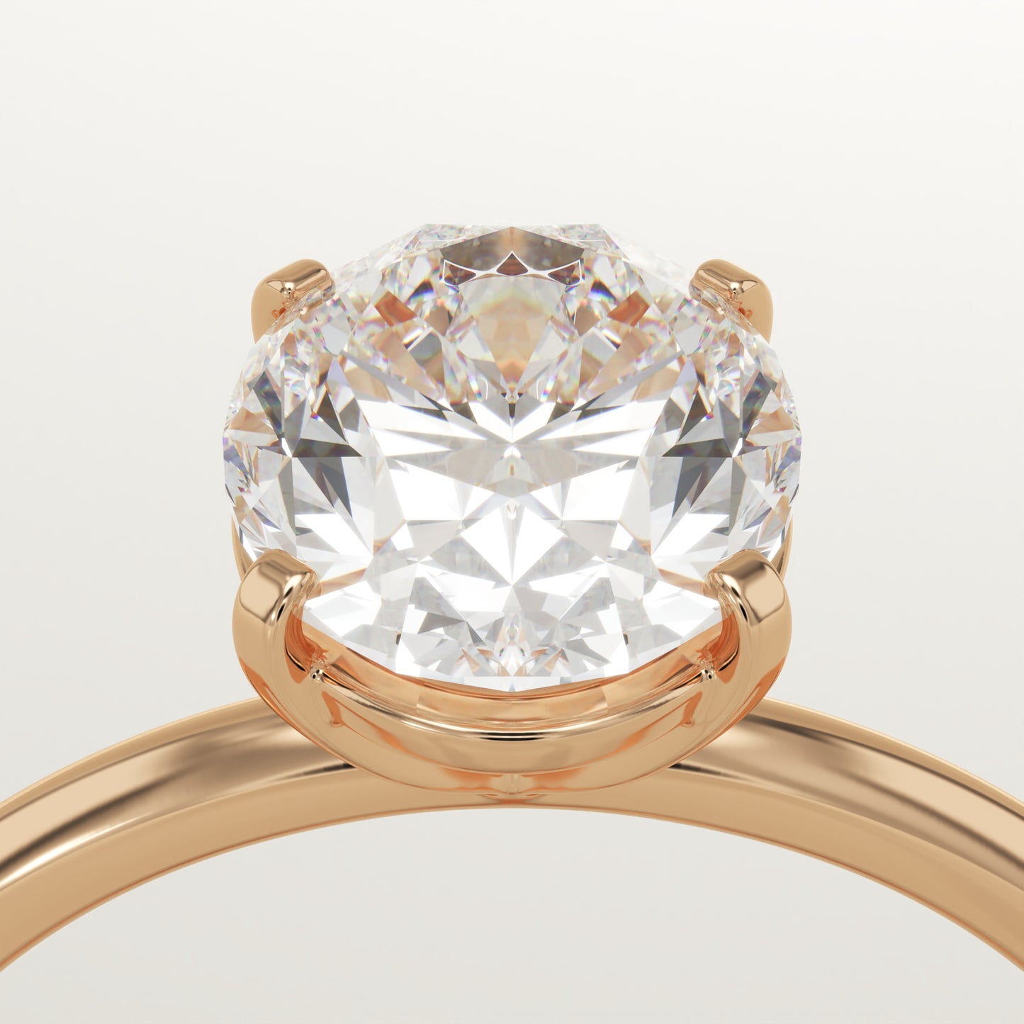 0.88 CT Oval Cut Moissanite Solitaire Engagement Ring (US Size 8 Ready To Ship)