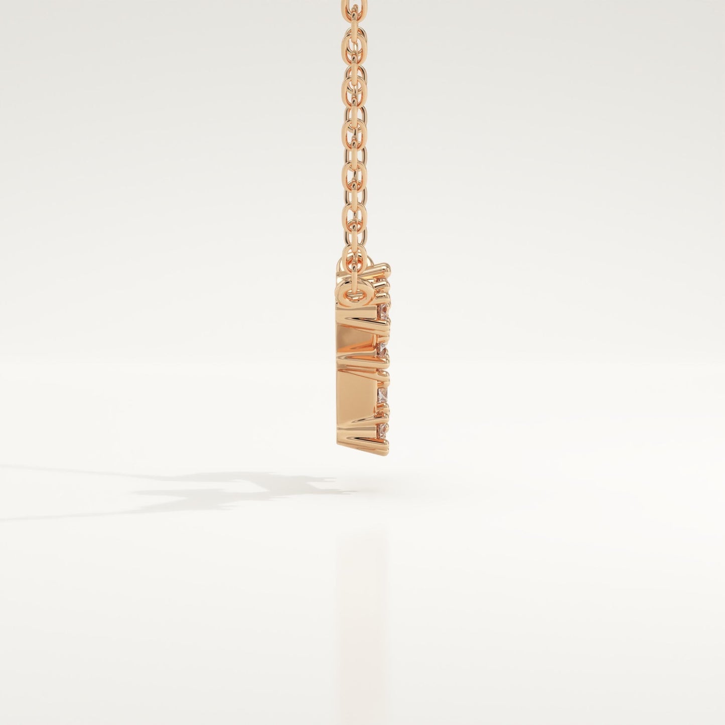 0.111 TCW Round Lab-Grown Diamond Saggitarius Constellation Necklace