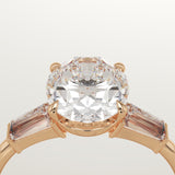 2.0 CT Oval Cut Three Stone Lab-Grown Diamond Engagement Ring