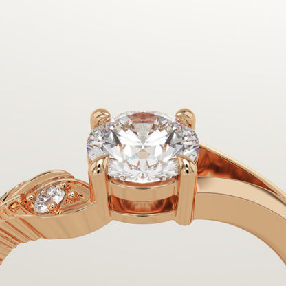 0.775 Round Cut Toi Et Moi Lab-Grown Diamond Engagement Ring
