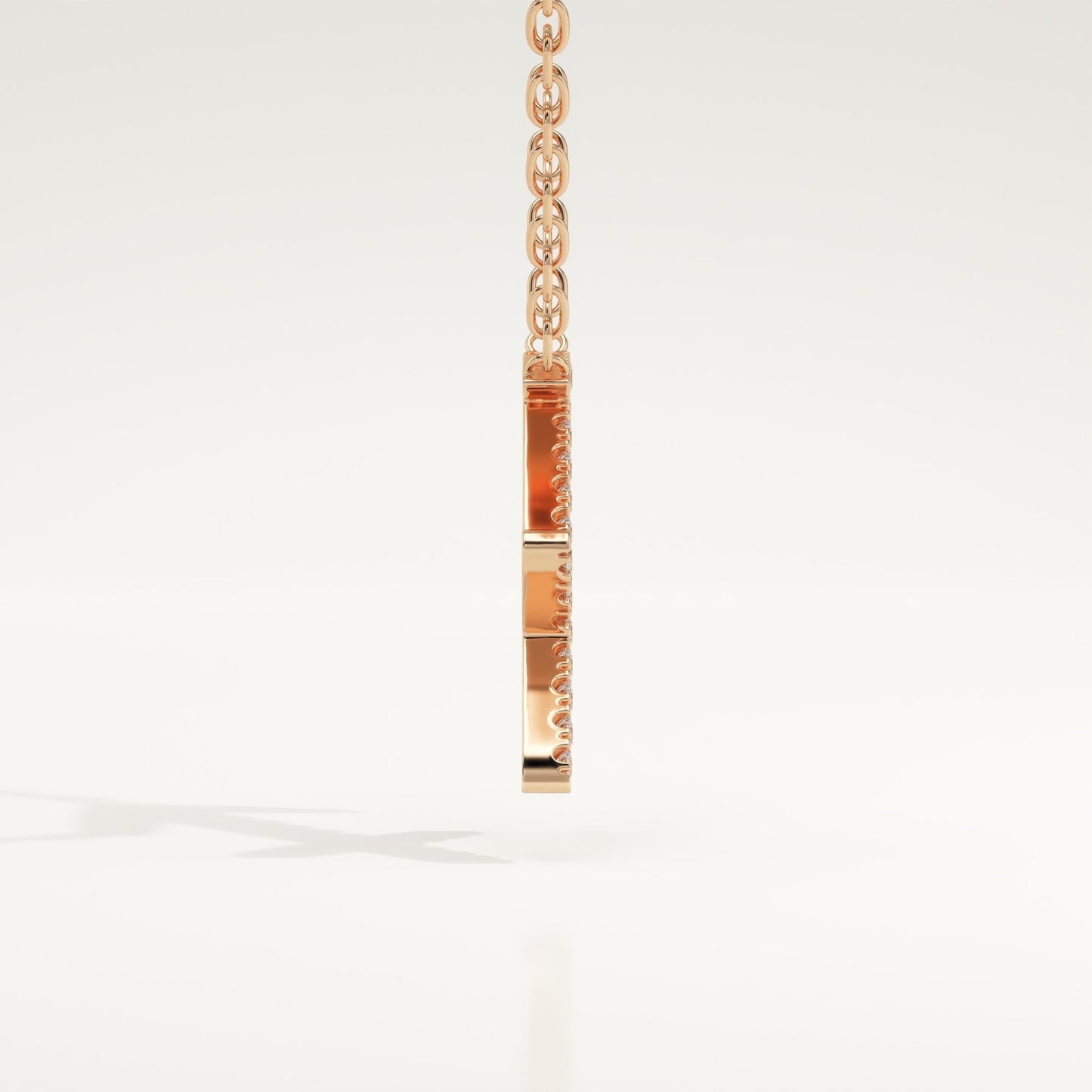 0.273 TCW Round Lab-Grown Diamond Sagittarius Zodiac Necklace
