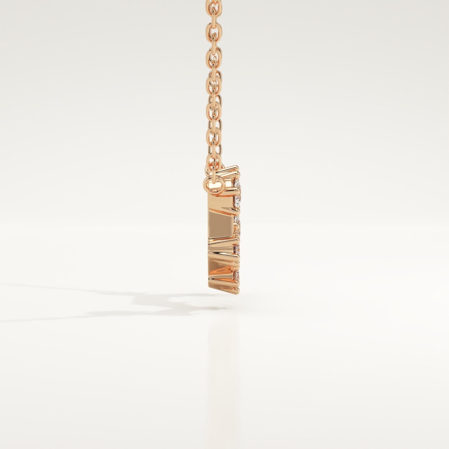 0.085 TCW Round Lab-Grown Diamond Scorpio Constellation Necklace