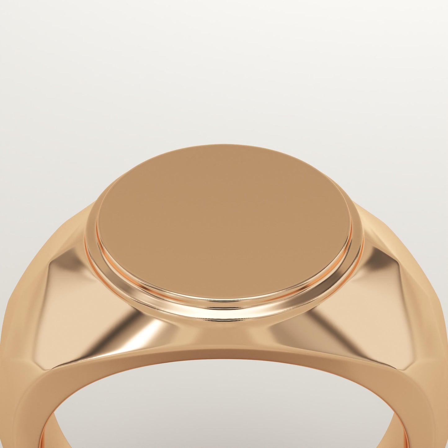 Signet Wedding Band For Men