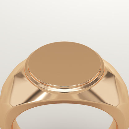 Signet Wedding Band For Men