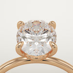 2.0 CT Oval Cut Solitaire Lab-Grown Diamond Engagement Ring
