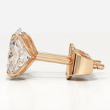 1 TCW Oval Lab-Grown Diamond Stud Earrings