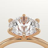 2.0 CT Round Cut Solitaire Lab-Grown Diamond Engagement Ring