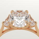 2.0 CT Oval Cut Three Stone Lab-Grown Diamond Engagement Ring