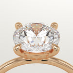 2.0 CT Round Cut Solitaire Lab-Grown Diamond Engagement Ring