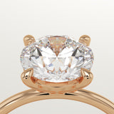 2.0 CT Round Cut Solitaire Lab-Grown Diamond Engagement Ring