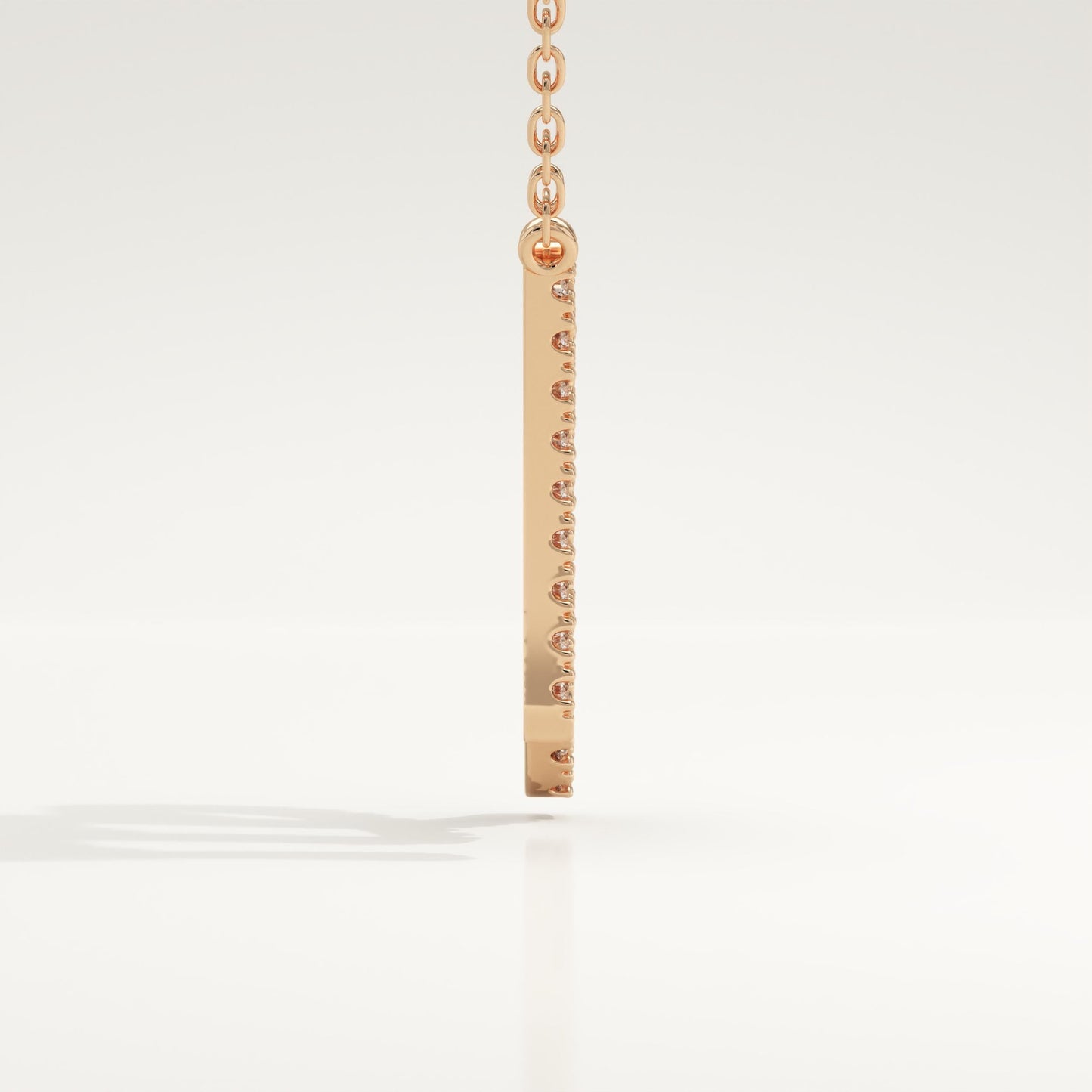 0.204 TCW Round Lab-Grown Diamond Virgo Zodiac Necklace