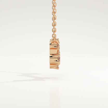 0.16 TCW Round Lab-Grown Diamond Aires Constellation Necklace