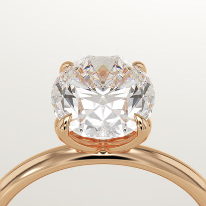 Oval Cut Solitaire Lab-Grown Diamond Engagement Ring