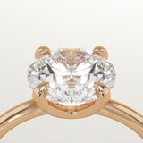 2.0 CT Round Cut Solitaire Lab-Grown Diamond Engagement Ring