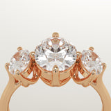 2.0 CT Oval Cut Three Stone Lab-Grown Diamond Engagement Ring