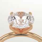 1.5 CT Round Cut Solitaire Lab-Grown Diamond Engagement Ring