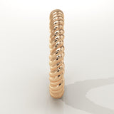 Twisted Shank Wedding Band