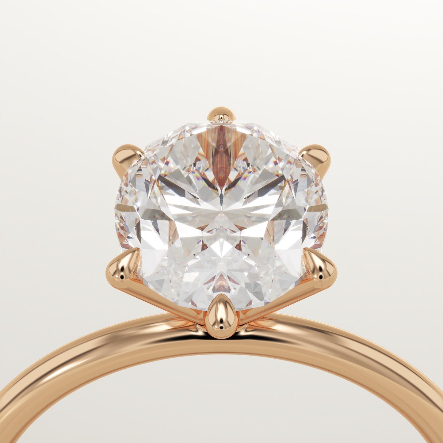 Oval Cut Solitaire Lab-Grown Diamond Engagement Ring