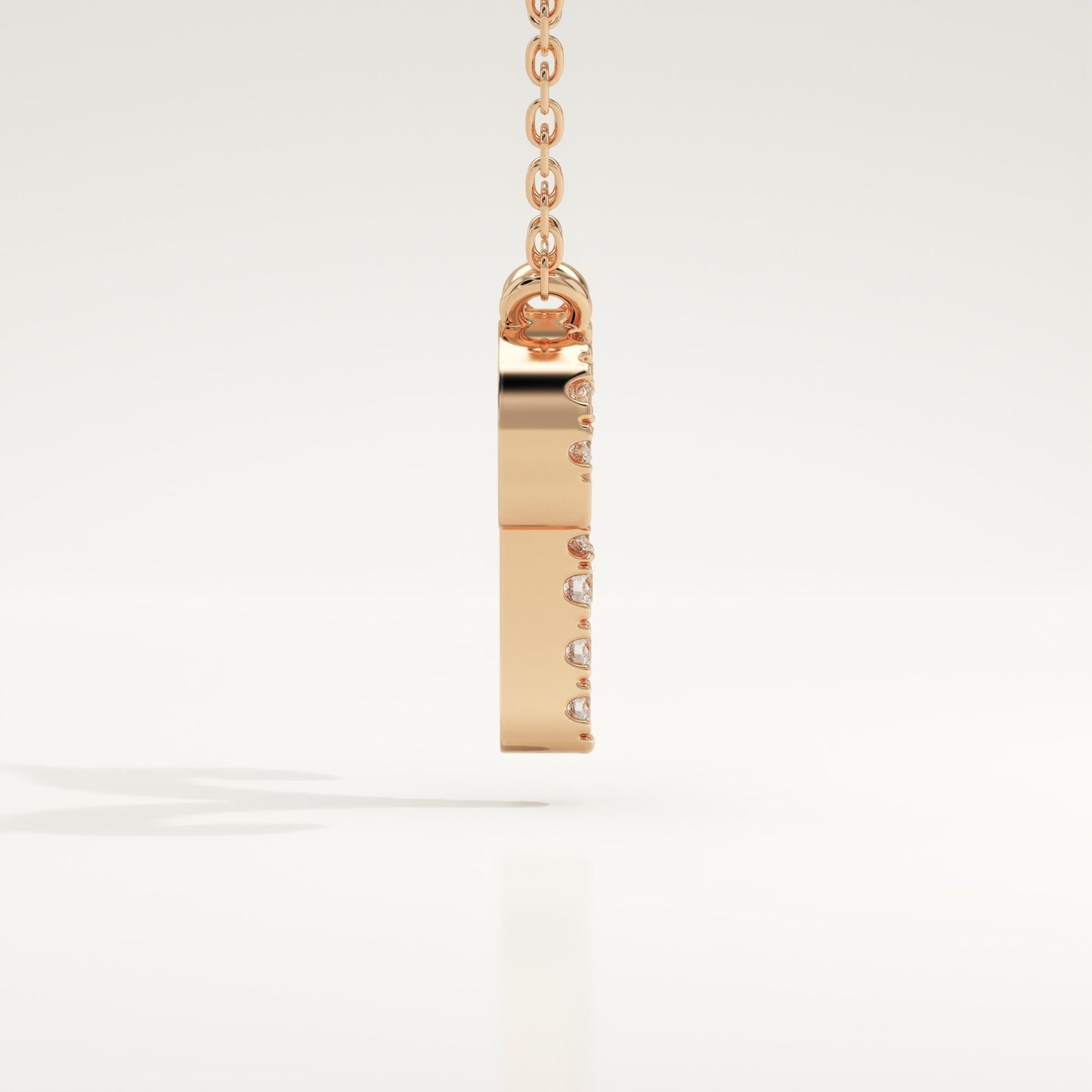 0.098 TCW Round Lab-Grown Diamond Aries Zodiac Necklace