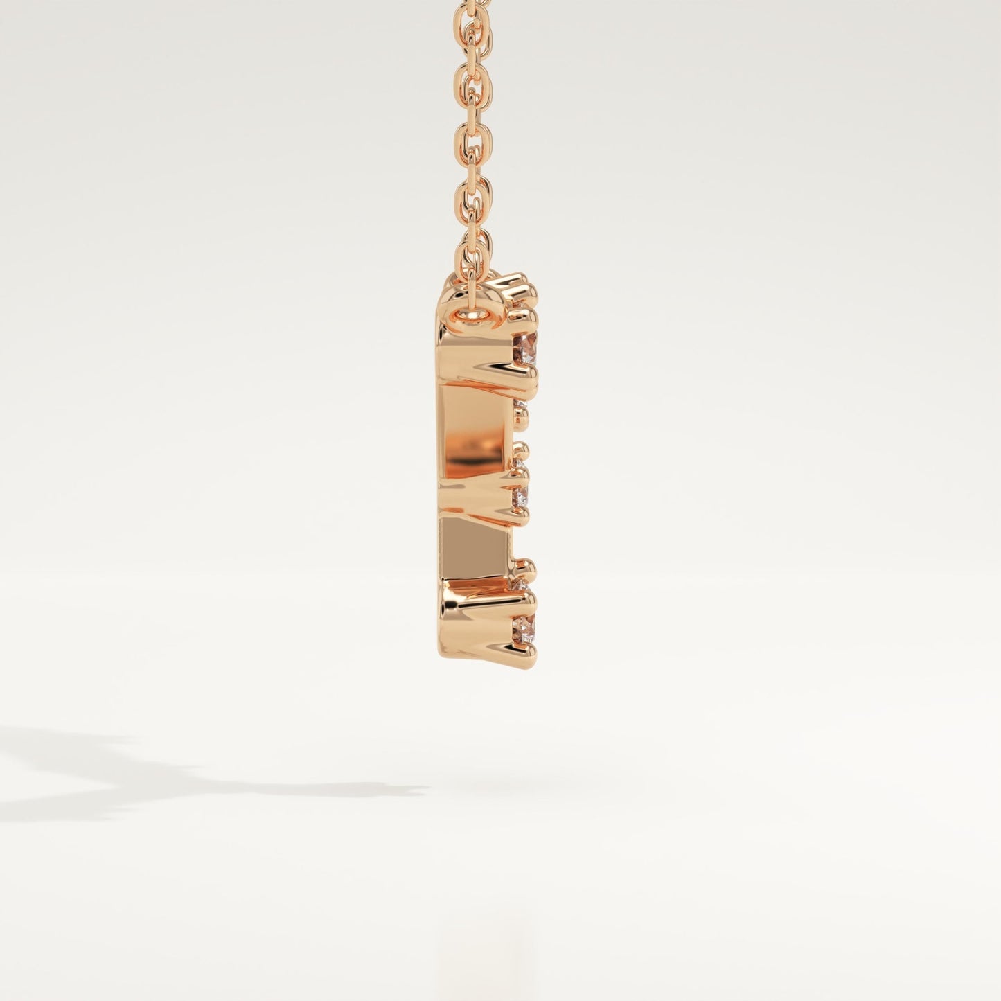 0.116 TCW Round Lab-Grown Diamond Cancer Constellation Necklace