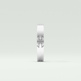 Classic polished Moissanite Men's Wedding Band