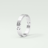 Classic polished Moissanite Men's Wedding Band