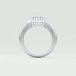 0.45 CT Round Lab Grown Diamond Channel Setting Band For Him