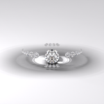 0.45 CT Round Lab Grown Diamond Channel Setting Band For Him