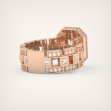 0.75 CT Emerald Cut Moissanite Diamond Men's Wedding Band