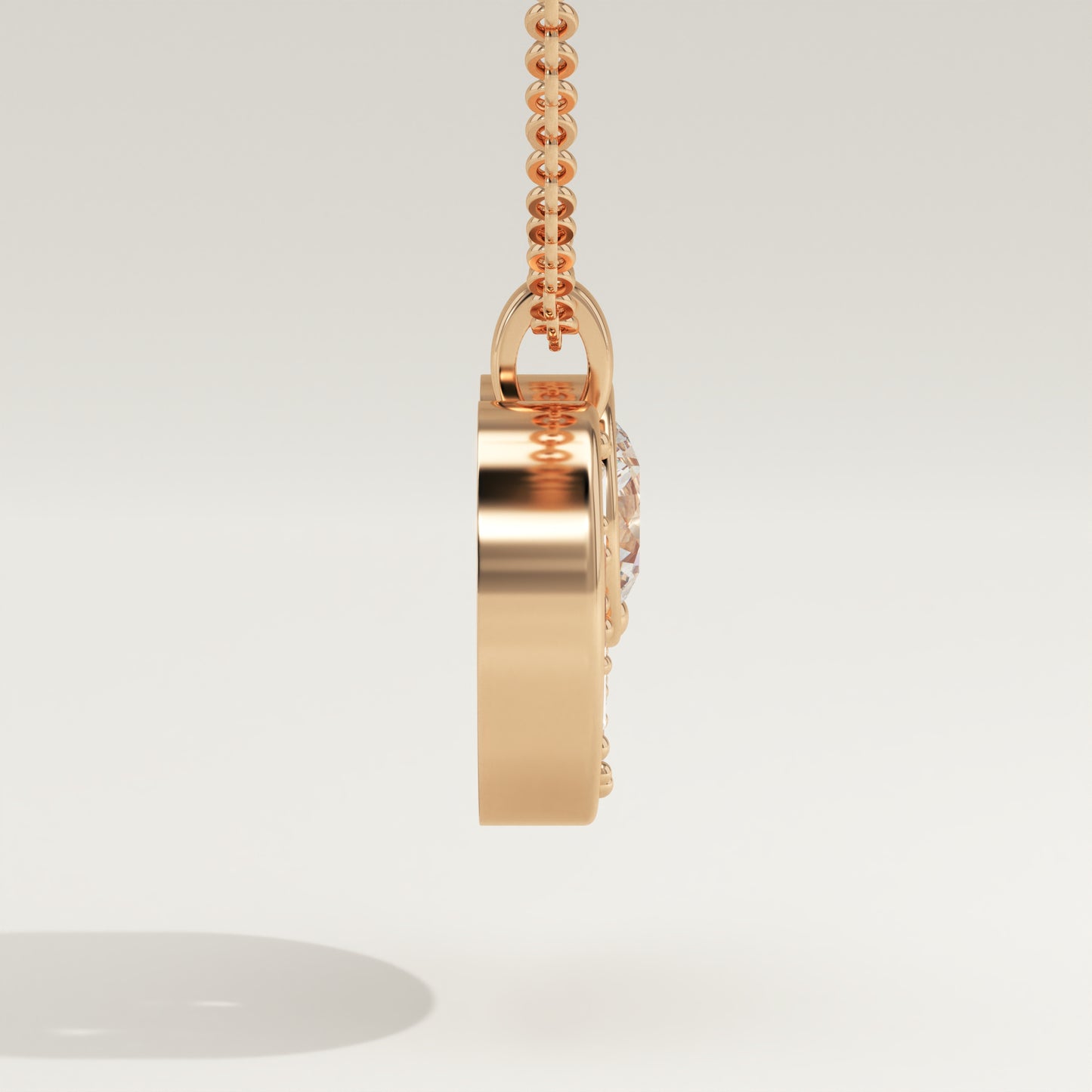 2.14 TCW Round & Baguette Lab-Grown Diamond Multi Stone Charm Necklace