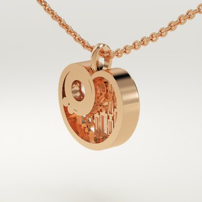2.14 TCW Round & Baguette Lab-Grown Diamond Multi Stone Charm Necklace
