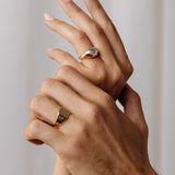 Signet Wedding Band